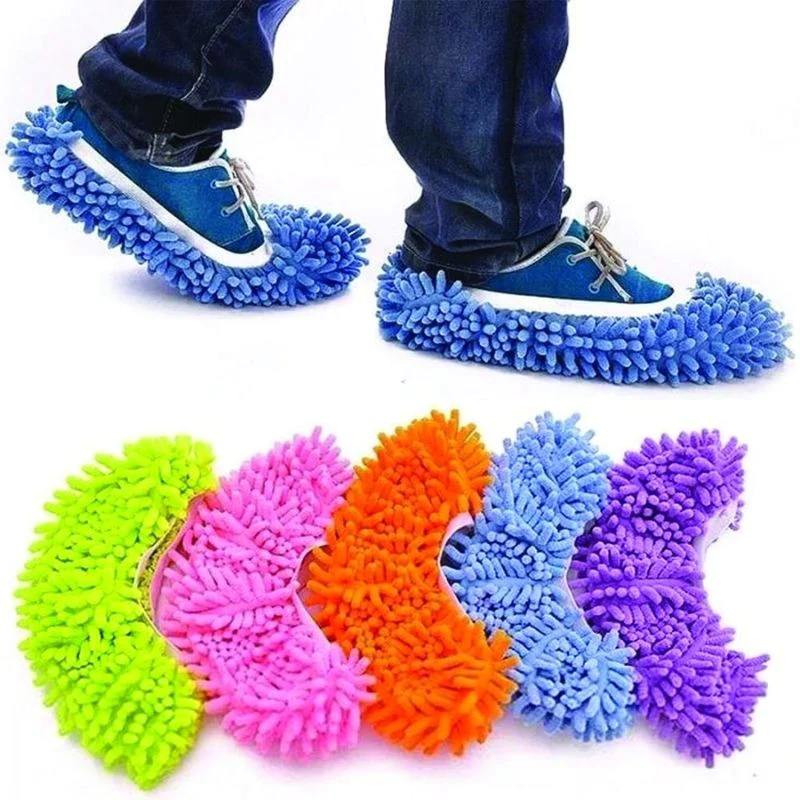 Chenille Mop Cleaning Shoes - 1 pair